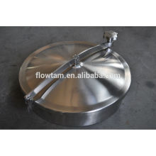 Sanitary stainless steel tank manway cover